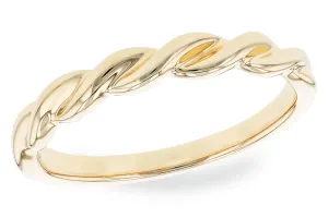 14K Yellow Gold Twist Band