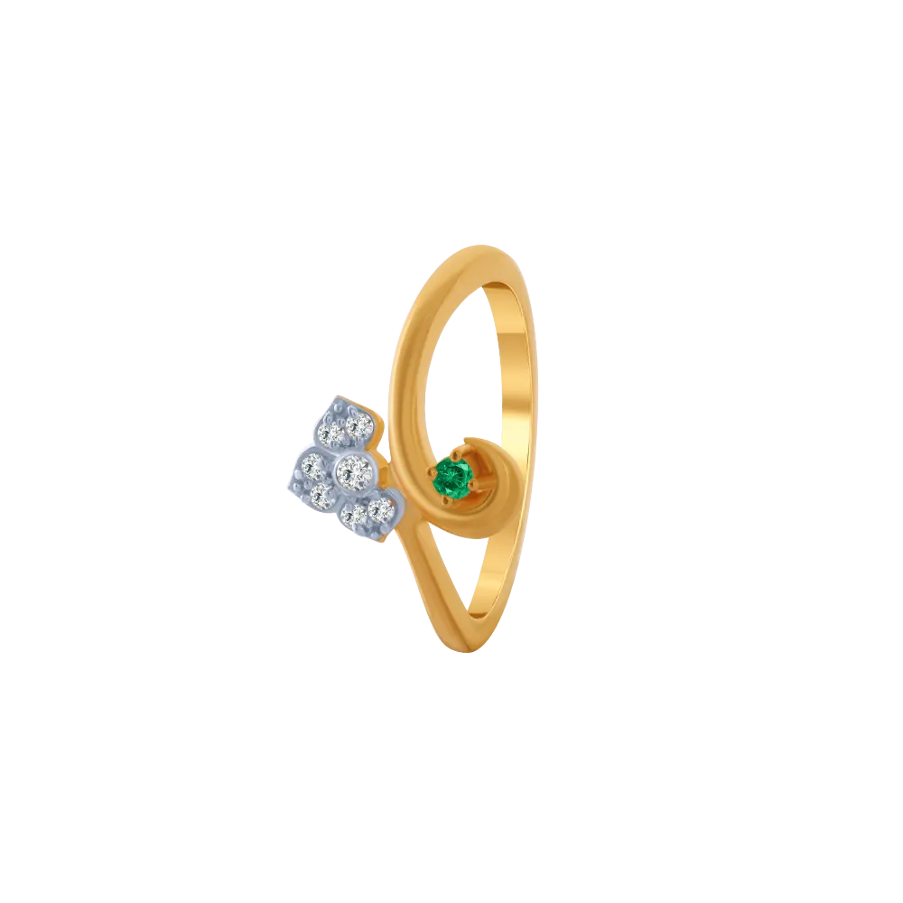 14KT (585) Yellow Gold Ring For Women