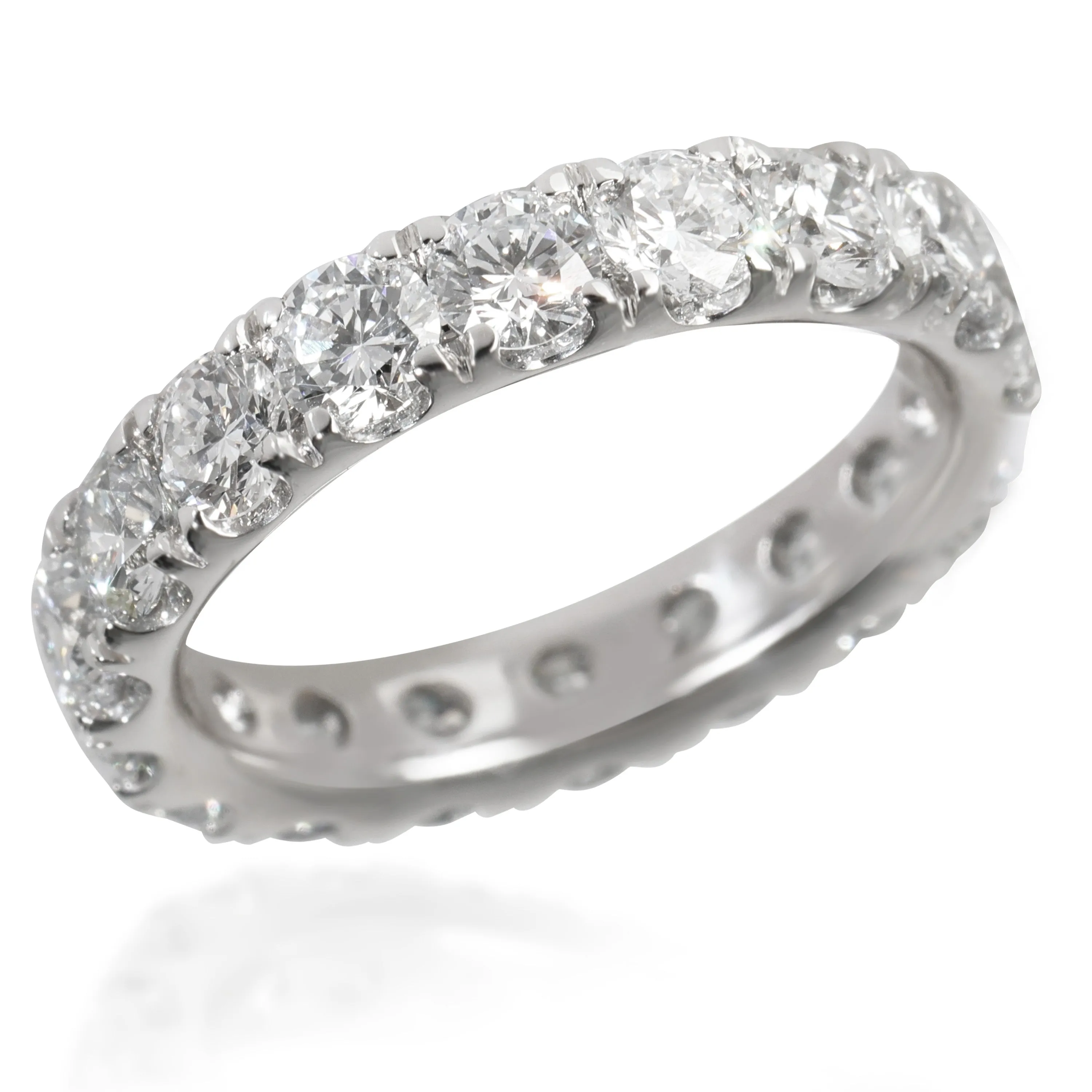 3 ctw White Gold Lab-Grown Diamond Wedding Band