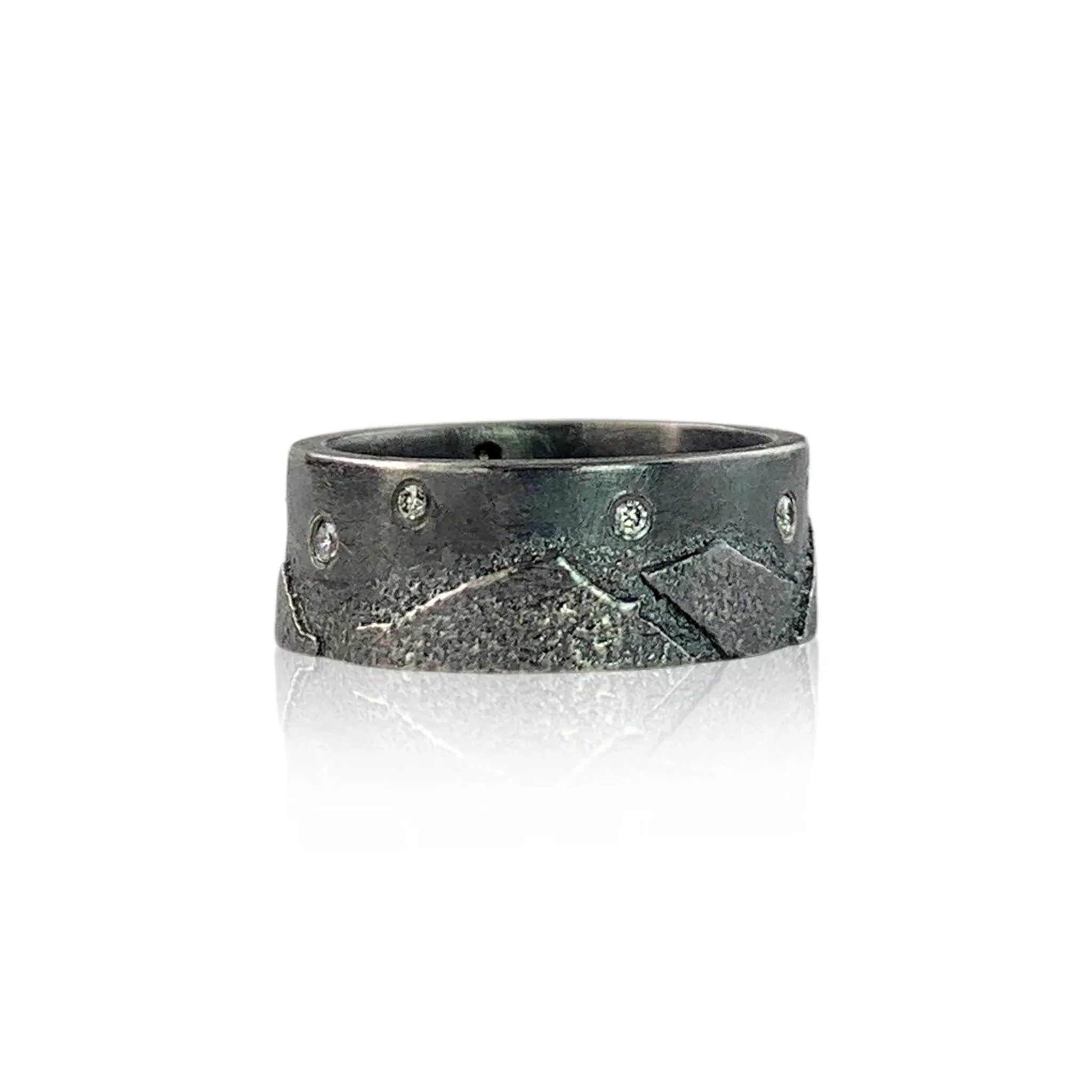 8mm Sierra Band with Diamonds