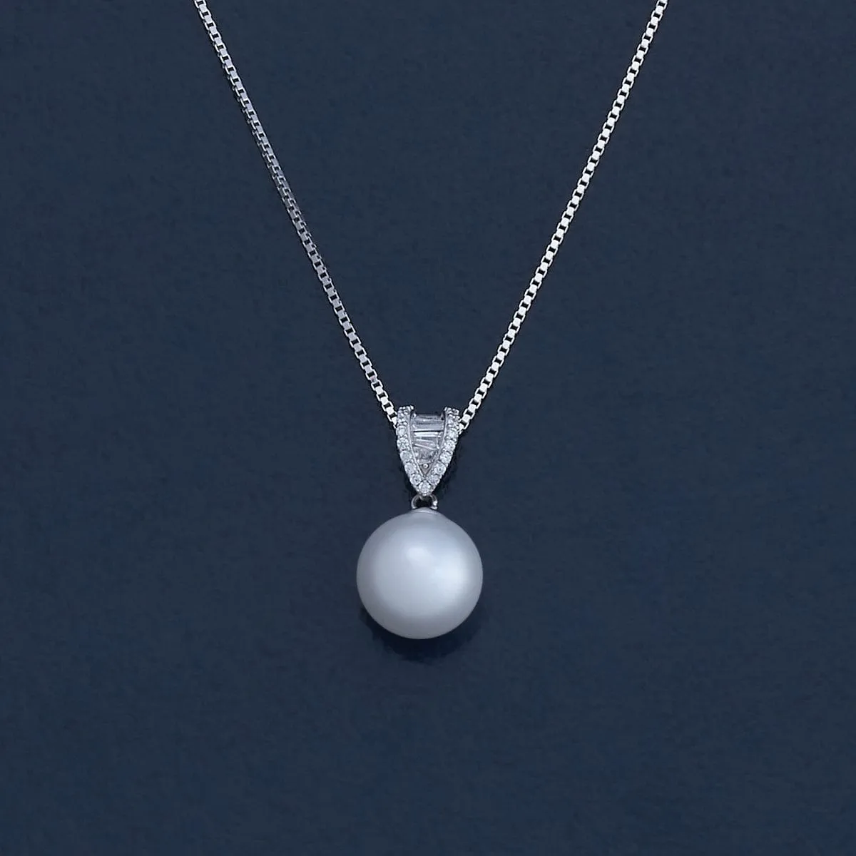 92.5 Silver Pendant with Chain 180854