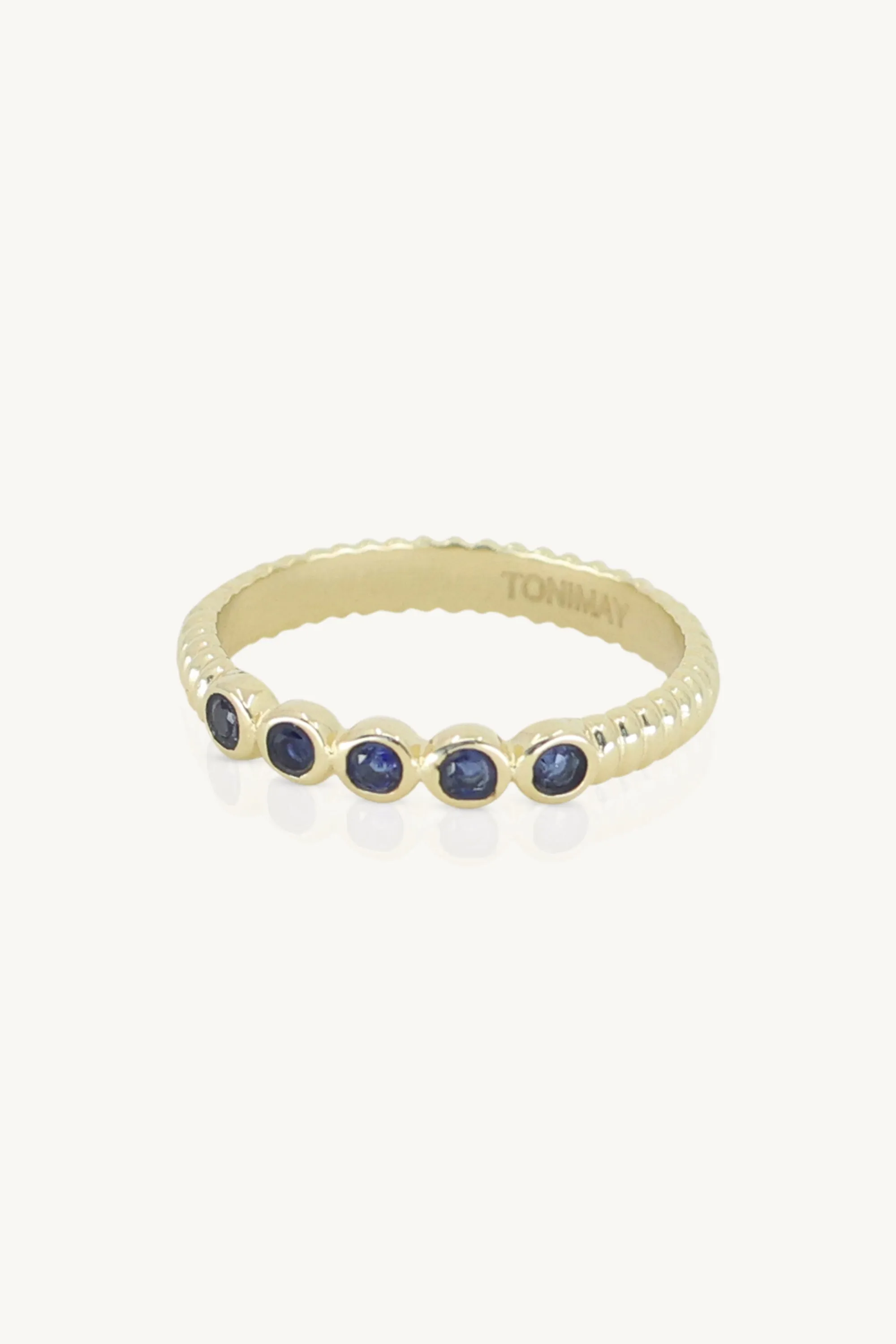 Binded Sapphire Gold Stacker