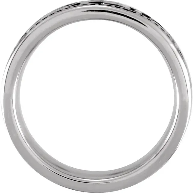 Black PVD Cobalt 8.5 mm Design Band