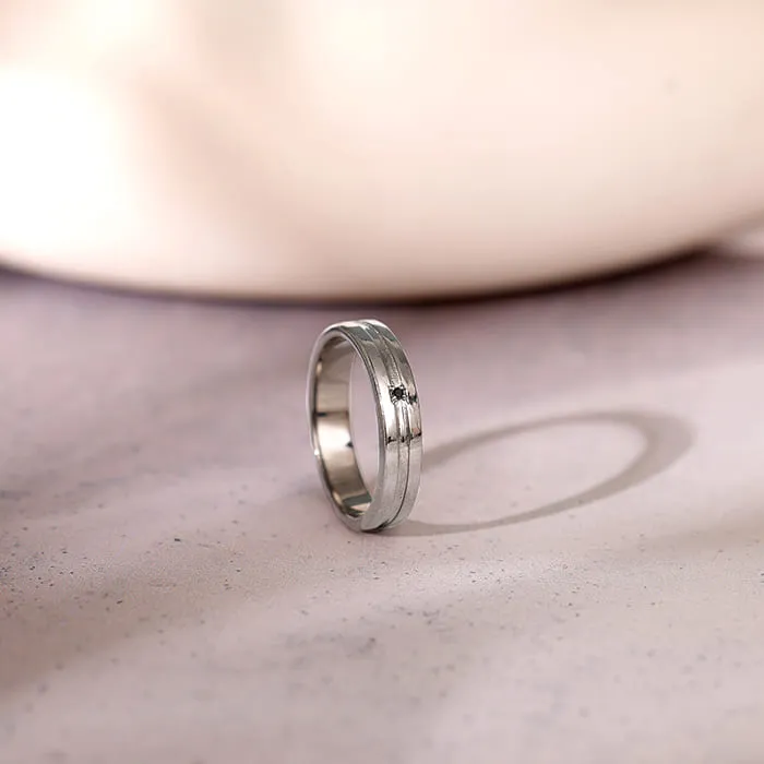 Black Rhodium Wild Wind Ring For Him