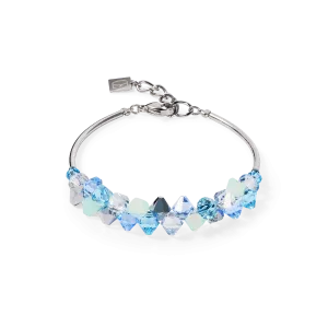 Bracelet Dancing Crystals silver-blue