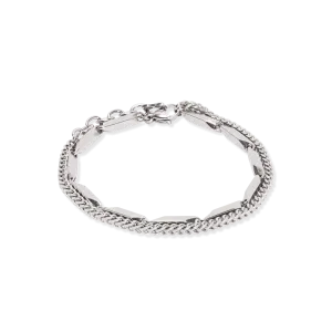 Bracelet Twisted Layers silver