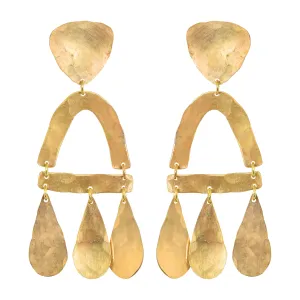 Brass Castara Earrings