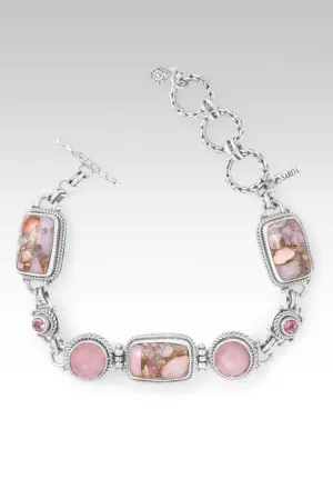 Choose Love Bracelet? in Pink Opal, Ballet Blush Quartz & Pale Plum ? Mystic Topaz
