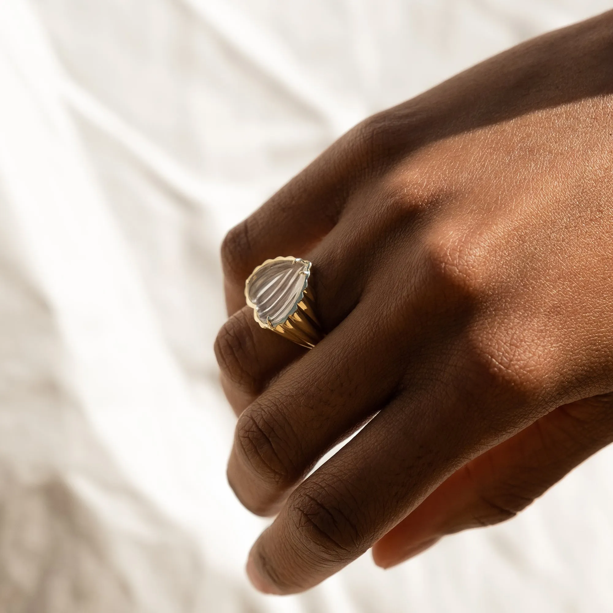 Clear Quartz Cora Ring
