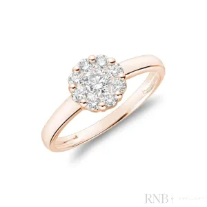Cluster Mount Diamond Ring