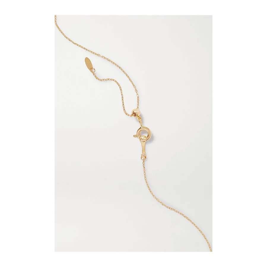 Dana?? 18K Gold Necklace w. 11 Diamonds