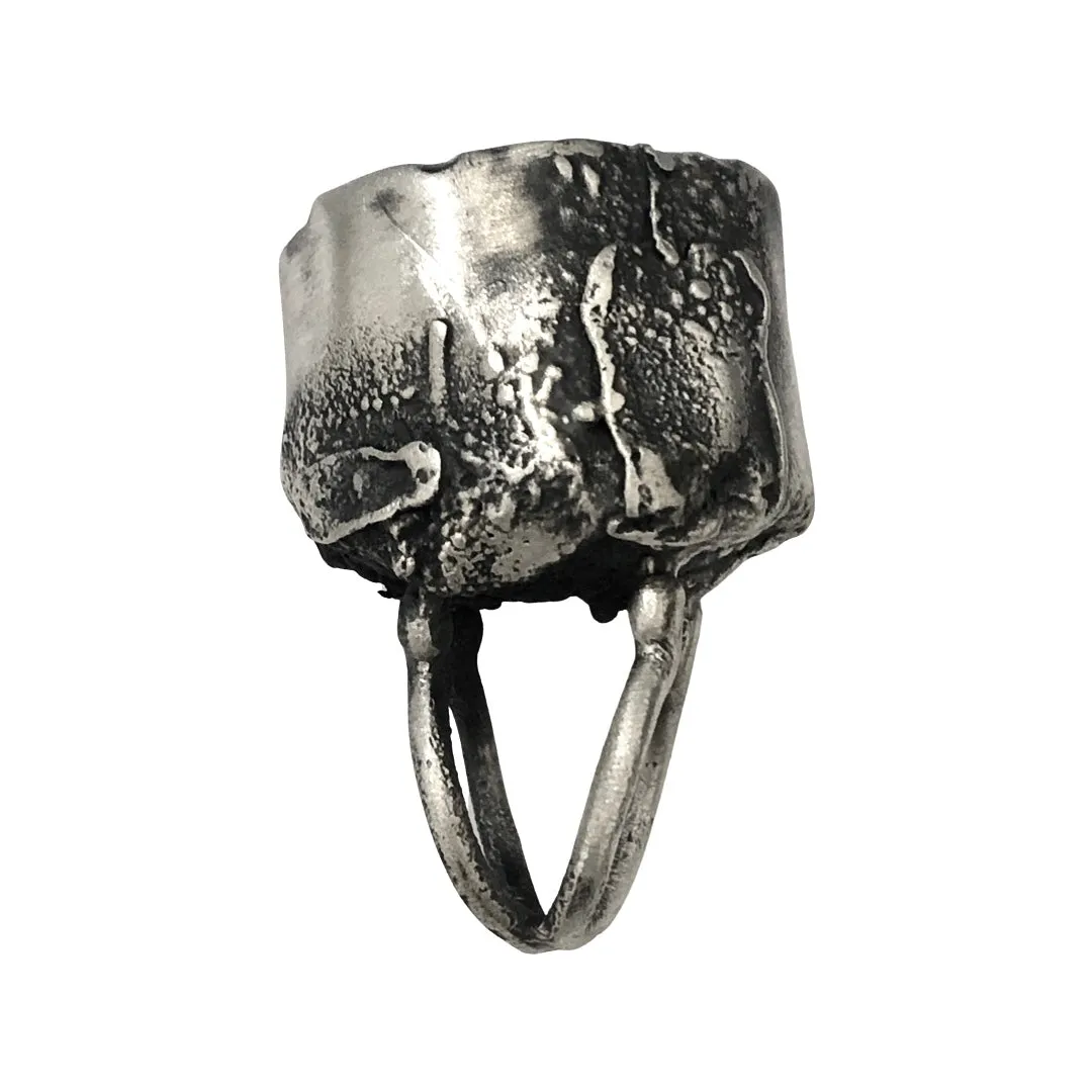 Deep Druzy Ring