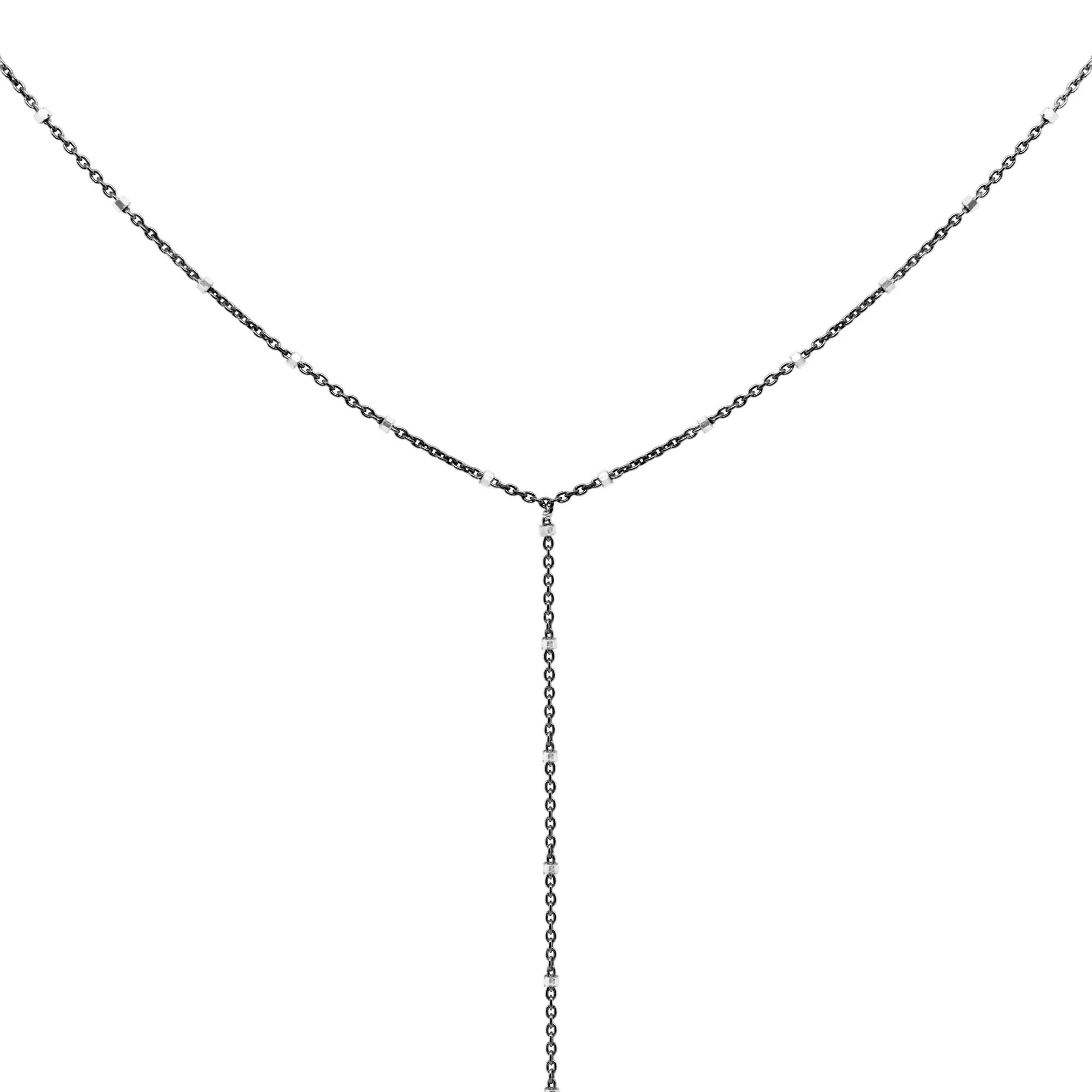 Disa Y Black Necklace