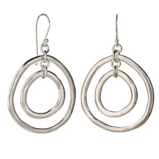 Double Circle Earrings