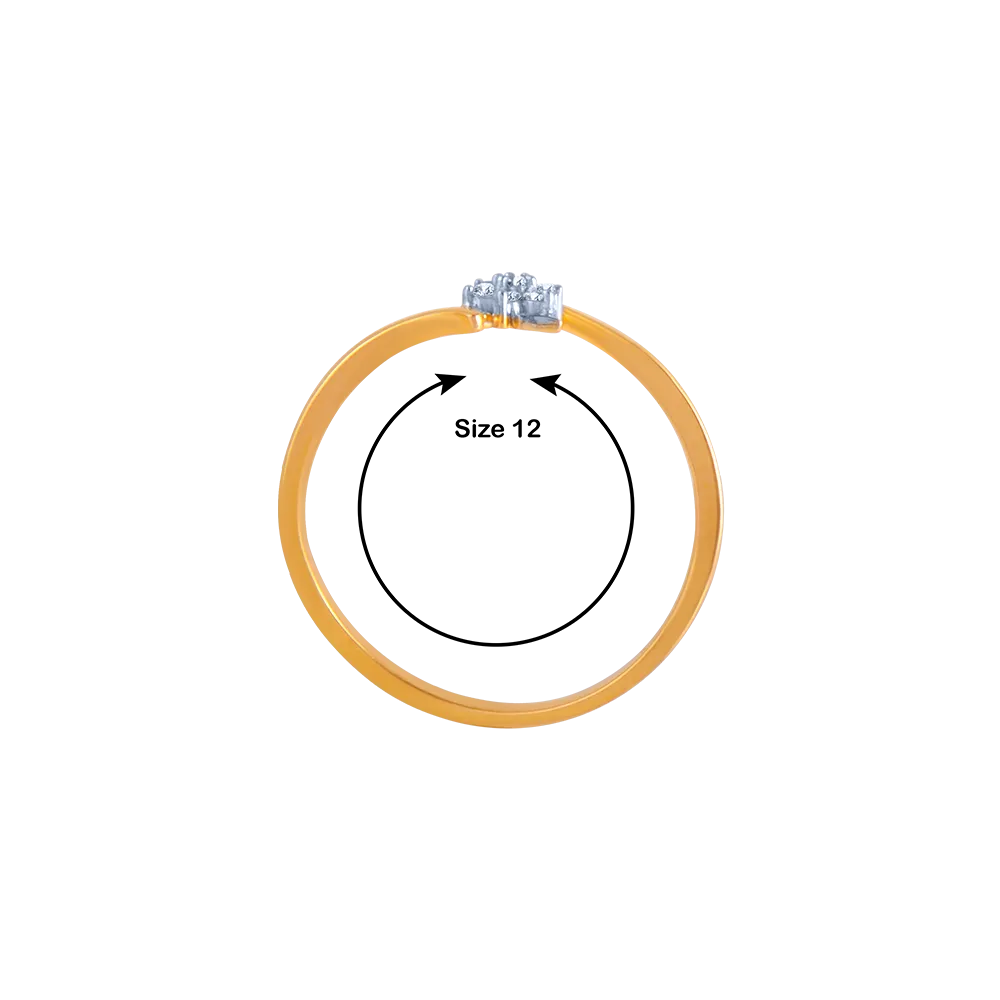 Fairy Fern Diamond Ring