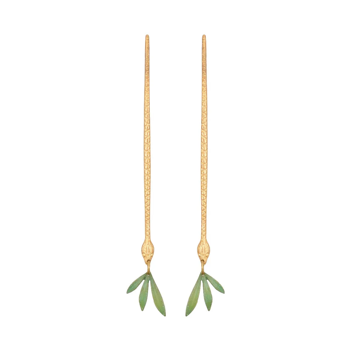 Garden Snake Earrings