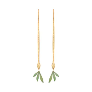 Garden Snake Earrings