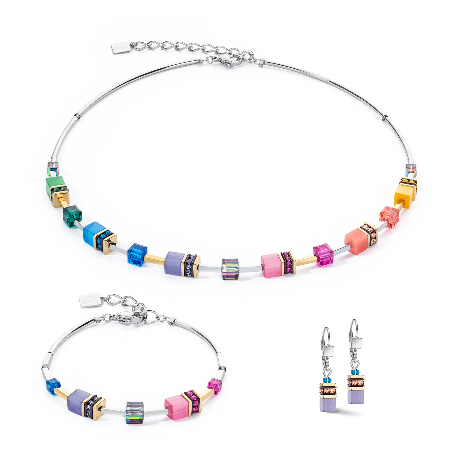 GeoCUBE? Iconic Lite Bracelet Rainbow