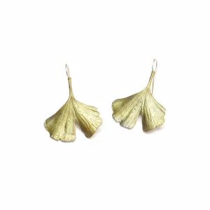 Ginkgo Leaf Earrings