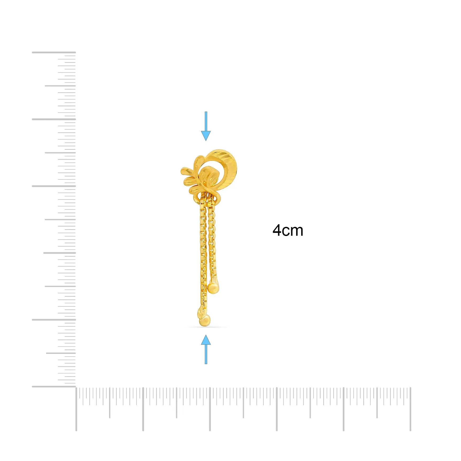 GOLDEN HANGING STUD PGHST18-021