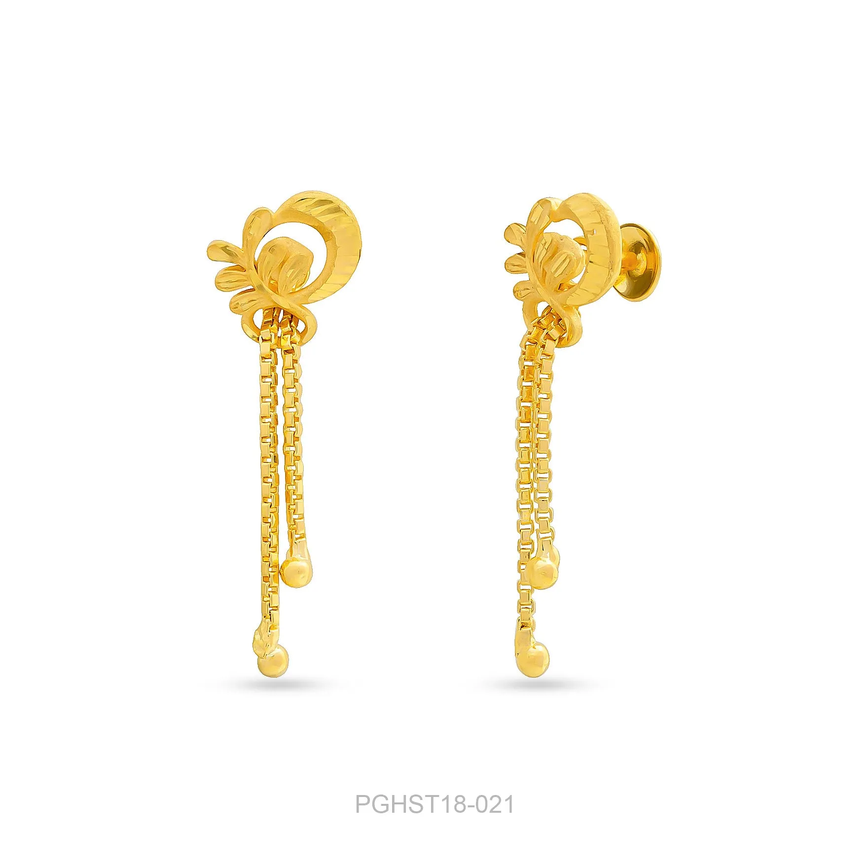 GOLDEN HANGING STUD PGHST18-021
