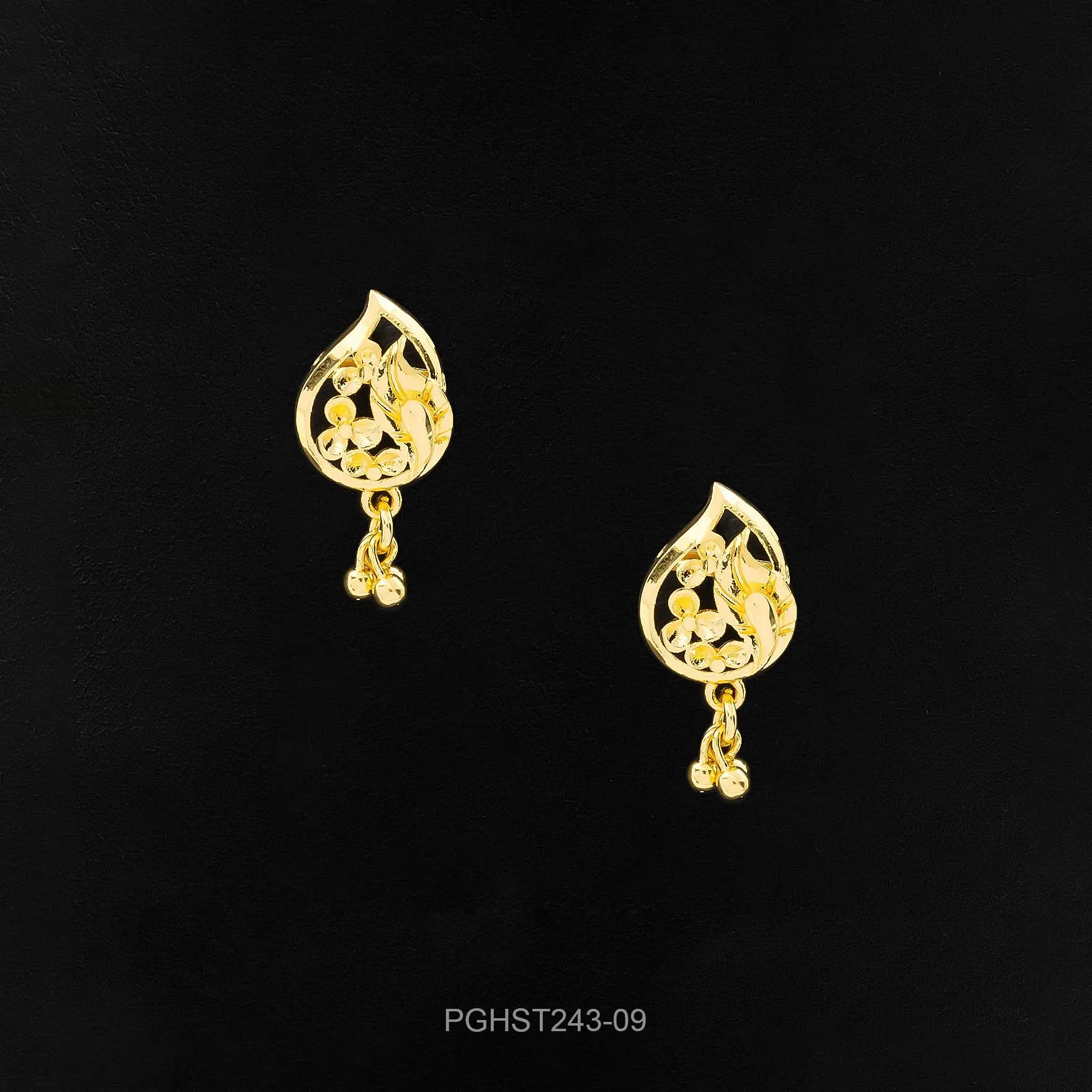 GOLDEN HANGING STUD PGHST243-09