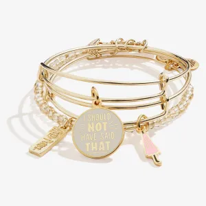 Harry Potter? Rubeus Hagrid Bangle Bracelets, Set of 3