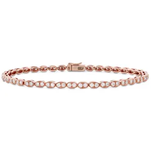 Hearts On Fire Lorelei Floral Diamond Line Bracelet
