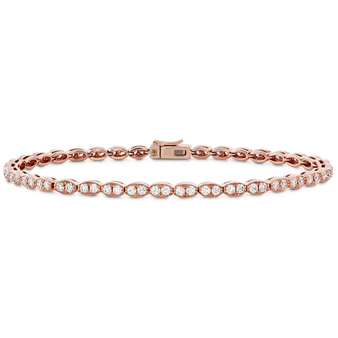 Hearts On Fire Lorelei Floral Diamond Line Bracelet