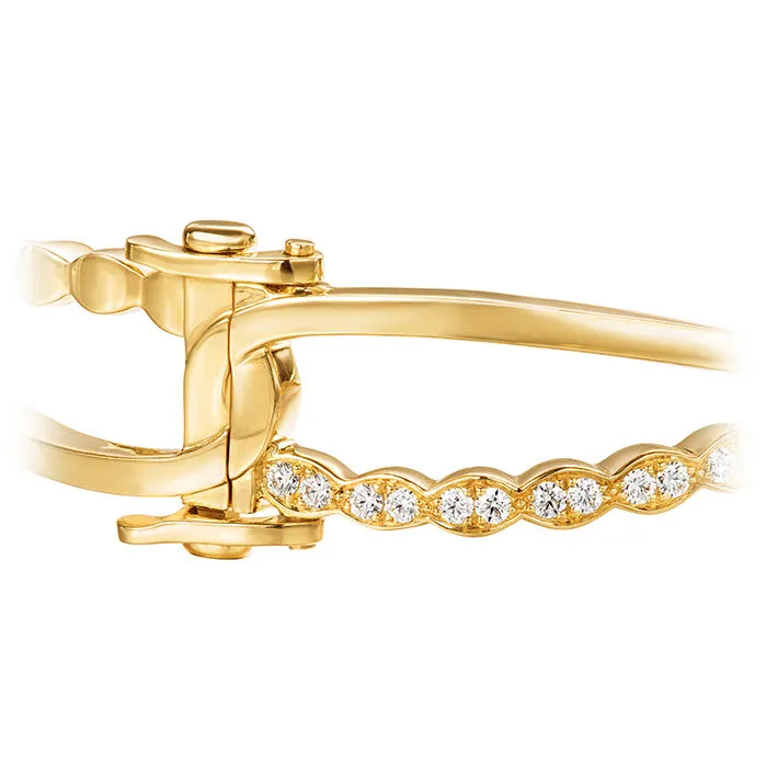 Hearts On Fire Lorelei Floral Twist Diamond Bangle