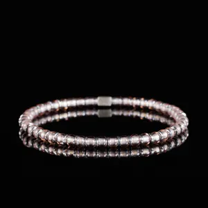 Hematite - Pink Bracelet I (4mm)