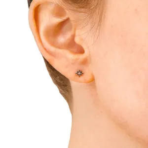 Icon Starburst Studs - Sapphires & Silver