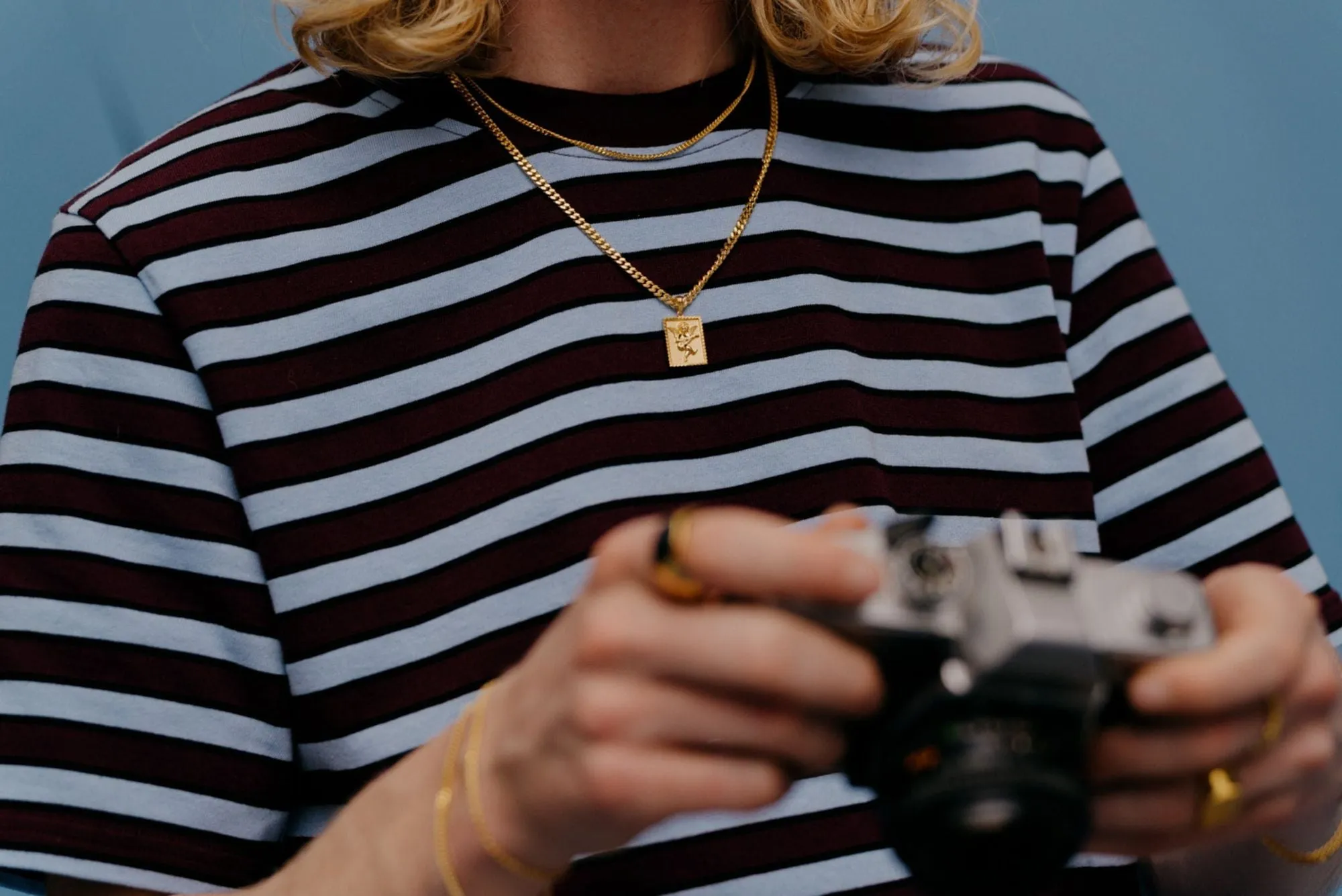 IX Angel Gold Plated Pendant