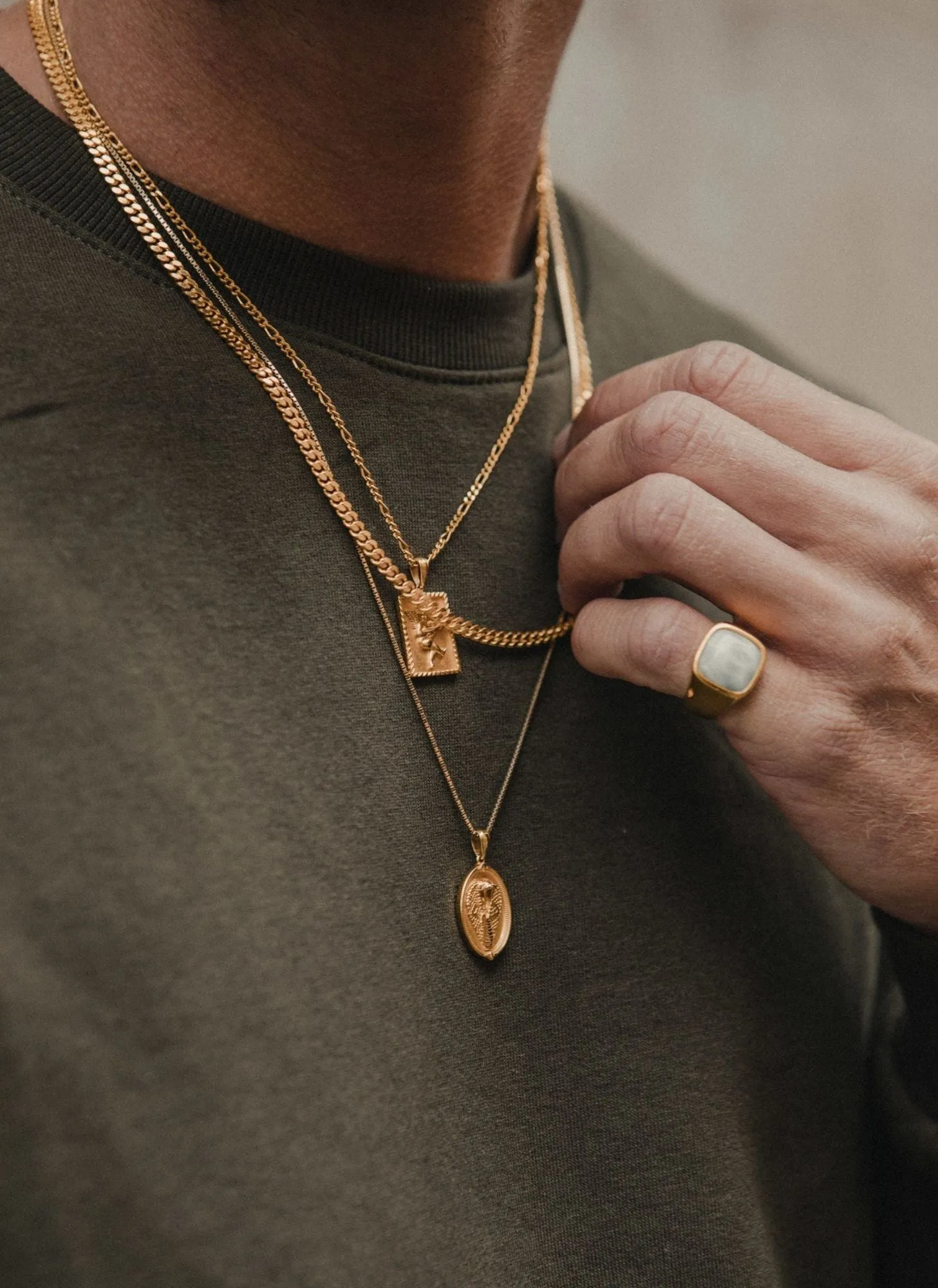 IX Angel Gold Plated Pendant