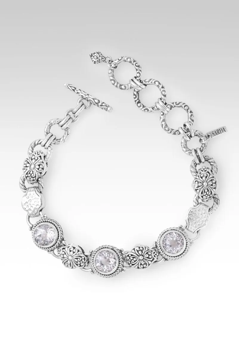 Keep Me Humbled Bracelet? in White Quartz