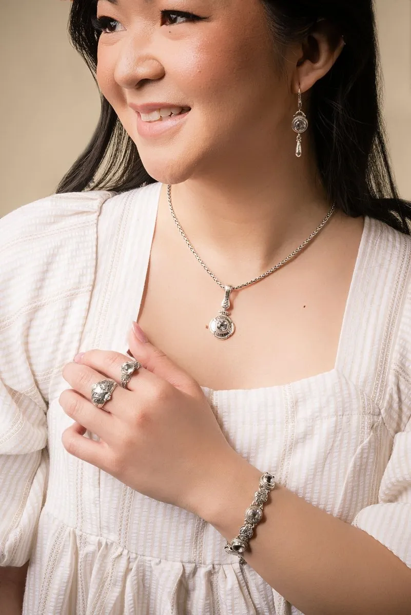 Keep Me Humbled Bracelet? in White Quartz