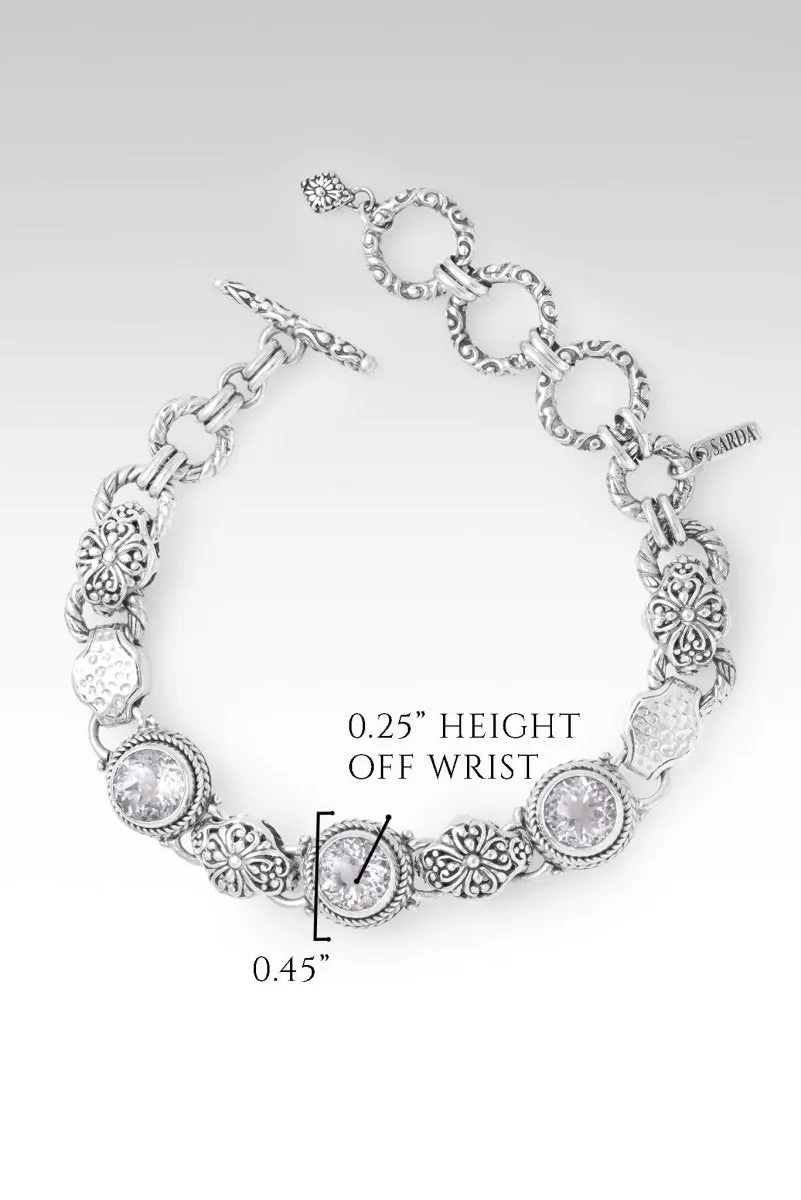 Keep Me Humbled Bracelet? in White Quartz