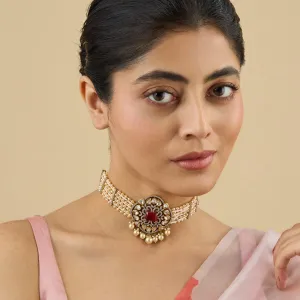 Kundan Necklace 174051
