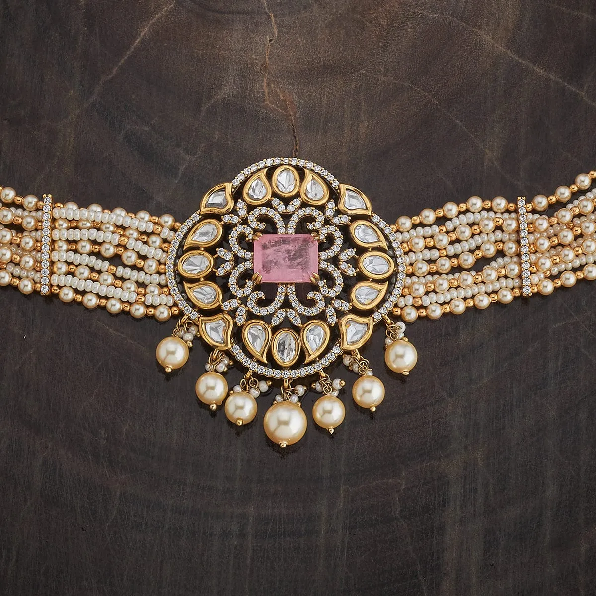 Kundan Necklace 174051