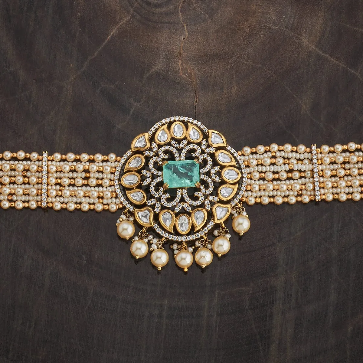 Kundan Necklace 174051