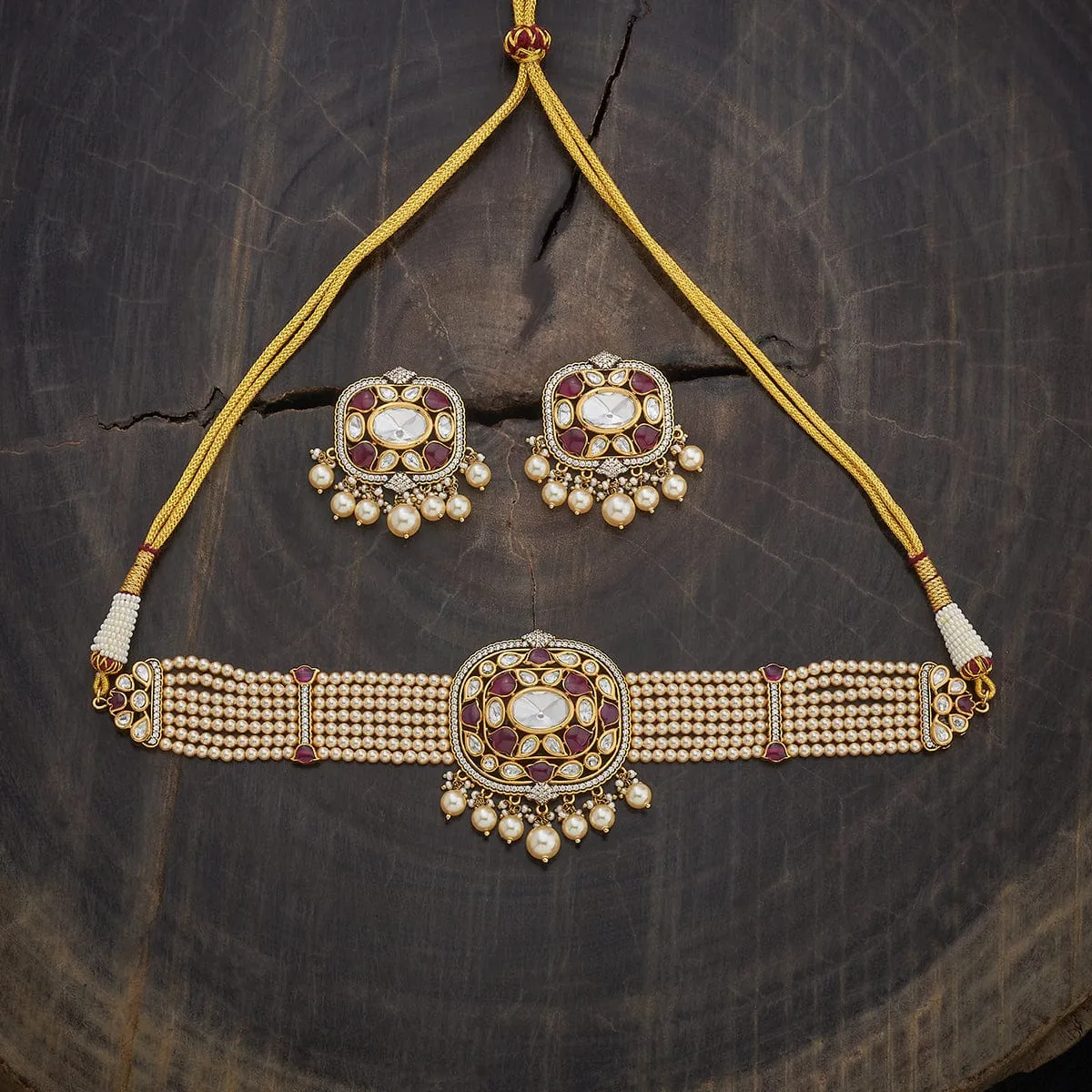 Kundan Necklace 178327