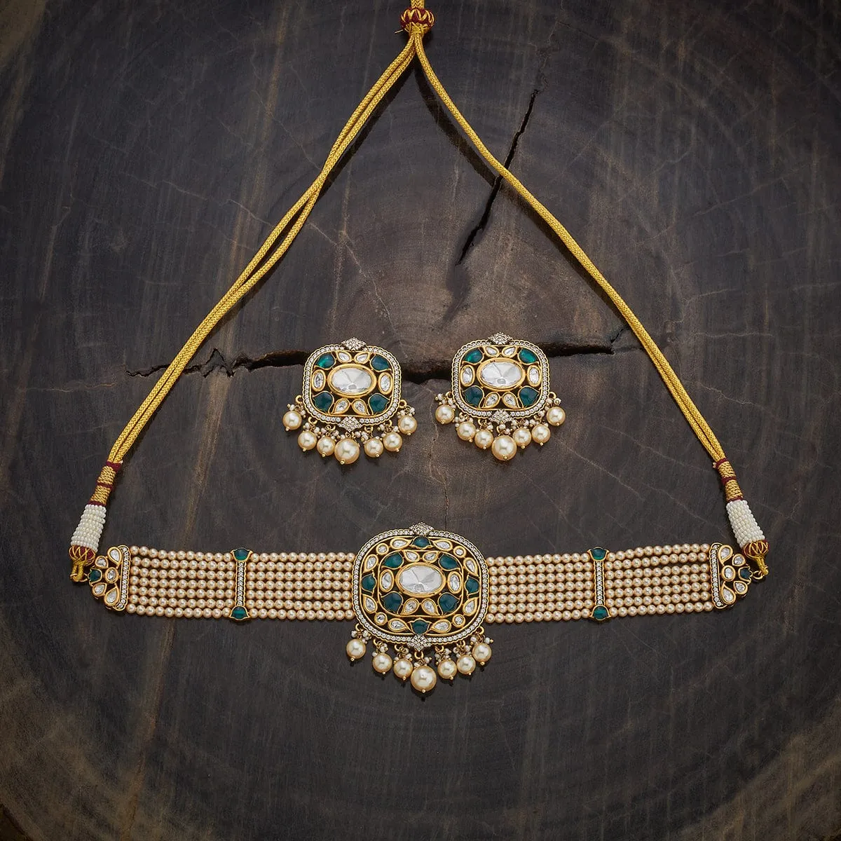 Kundan Necklace 178327