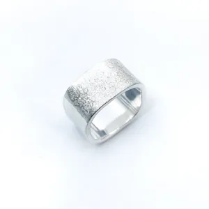 Large Scribble Stacking Ring