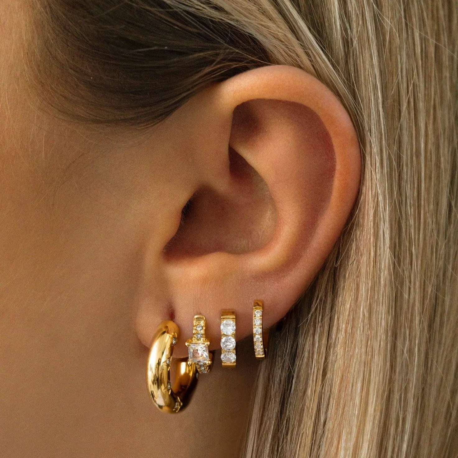 Lexi Huggie Hoop Earrings