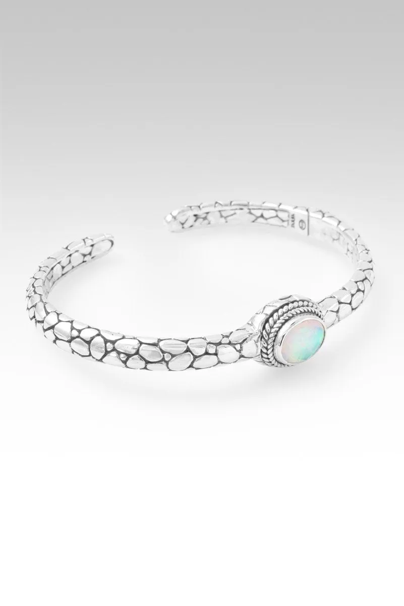 Love One Another Cuff II? in Ethiopian Opal
