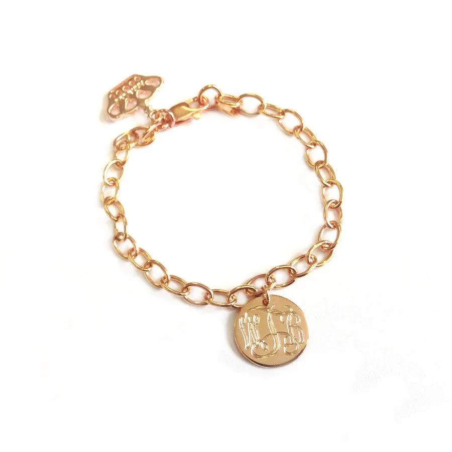 Monogram Statement Anklet