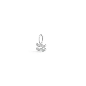 My Zodiac Pav?? Aquarius 18K Whitegold Pendant w. Diamonds