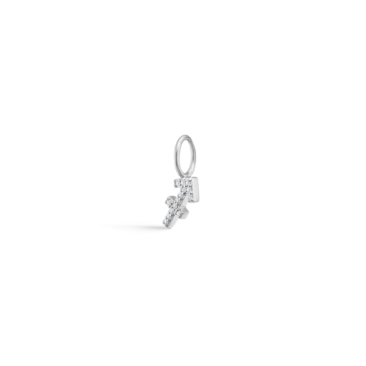 My Zodiac Pav?? Sagittarius 18K Whitegold Pendant w. Diamonds