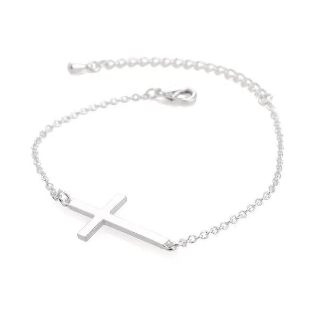 New fashion jewelry Unique Sexy cross Anklet Ankle Bracelet Barefoot Sandals Foot Jewelry Leg Chain On Foot For Women