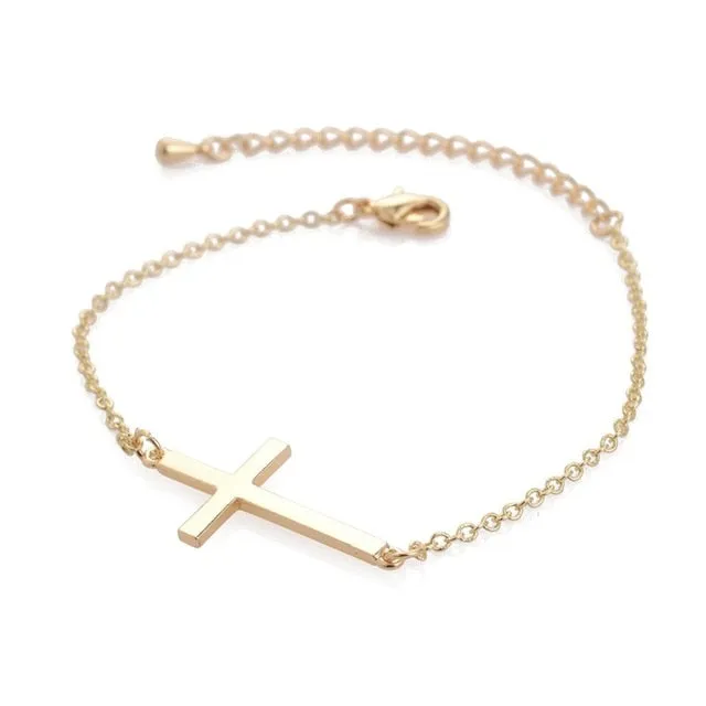 New fashion jewelry Unique Sexy cross Anklet Ankle Bracelet Barefoot Sandals Foot Jewelry Leg Chain On Foot For Women